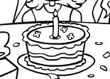 Coloriage Anniversaire gratuit en plein écran  jeu en ligne et flash